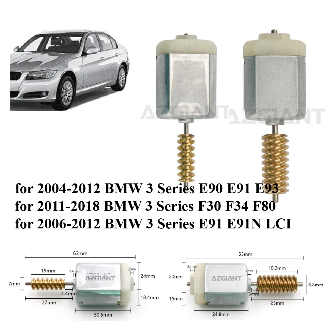 

Motor Door Lock for BMW 3 Series E90N 318i 320D LCI E90 E91 E93 F30 F34 F80 Front Rear Elft Right Side 51227167069 51227202147