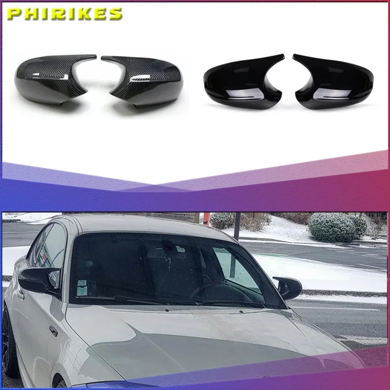 

Rearview Mirror Cap Wing Side Mirror Cover Fit For BMW LCI Facelifted Model E90 E91 2008-11 E92 E93 2010-13 LCI Car Accessories