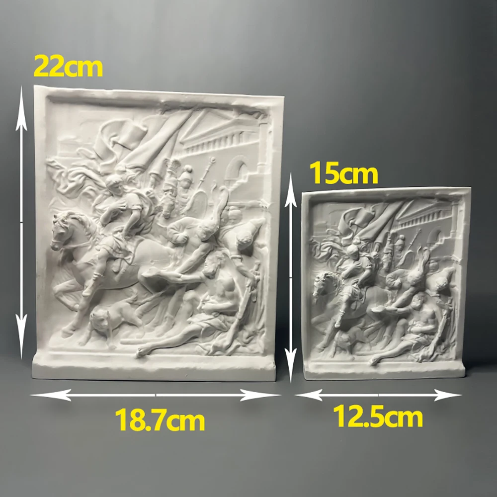 

Nordic figure plaster relief sculpture home Office decoration ornaments,Roman Alexander 3D statue,creative gifts