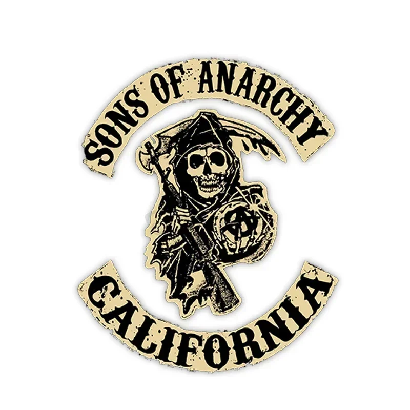 Personalisierter Autoaufkleber „Jump Time“ Son of Anarchy Autoaufkleber Wasserdichter Sonnenschutz Kofferraum Vinyl Kunstwerk
