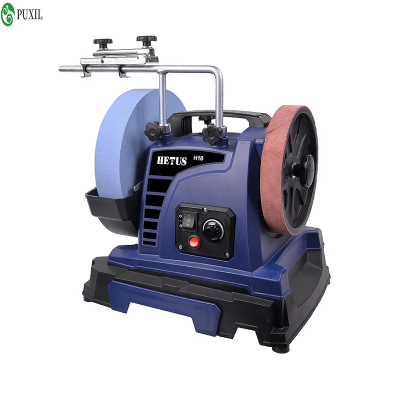 H10 10 Polegada baixa velocidade Water-cooled Knife Sharpener, 200W, Household Small Scissors, gravura faca, cozinha faca máquina de polimento