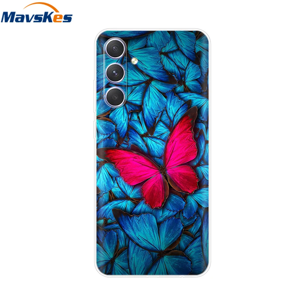 حافظة لهاتف سامسونج جالاكسي A05S حافظة من السيليكون الناعم الشفاف لهاتف سامسونج جالاكسي A05s حافظة ممتصة للصدمات من السيليكون