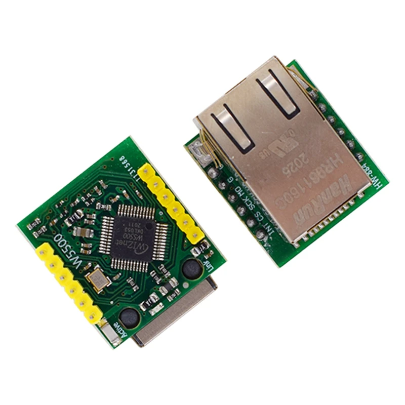 2 PZ/LOTTO USR-ES1 W5500 Chip di Nuova SPI Per LAN/ Ethernet Converter TCP/IP Mod Modulo