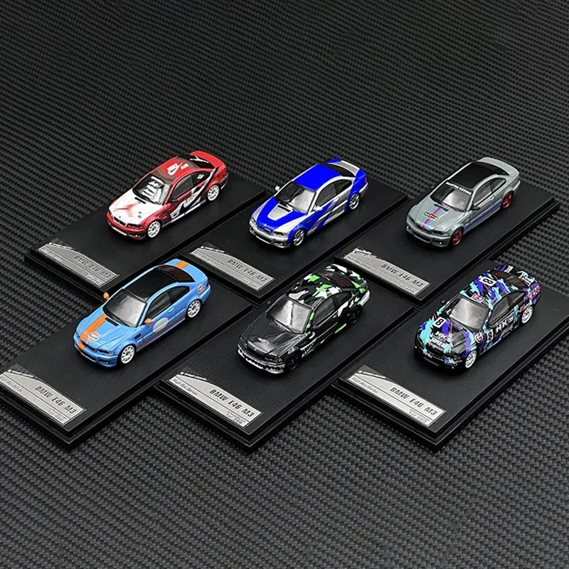 

SH SW In Stock 1:64 E46 M3 Diecast Diorama Car Model Toy