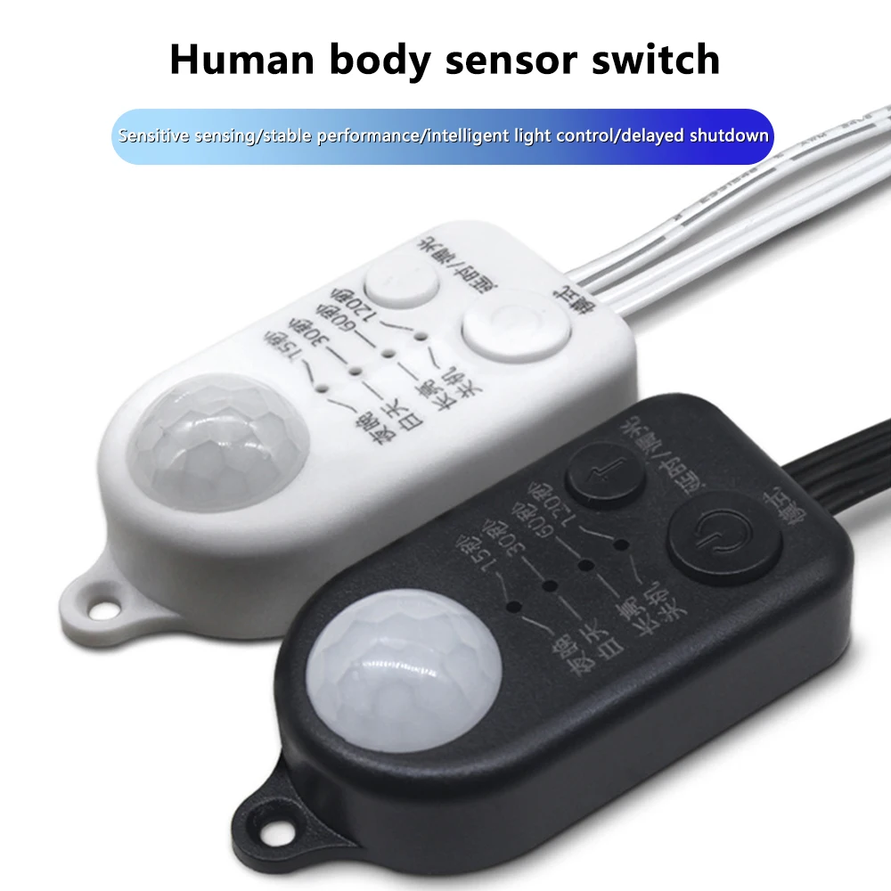 DC5-24V USB DC Intelligent Human Body Infrared Sensor Switch Time Light Control Endless Dimming Clothes Cabinet Led Light Sensor