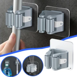 Mop Hooks Wall-Mounted Mop Hooks Strong Kitchen Bathroom Broom Hanger Waterproof Storage Hook Home Mop Storage Organizer