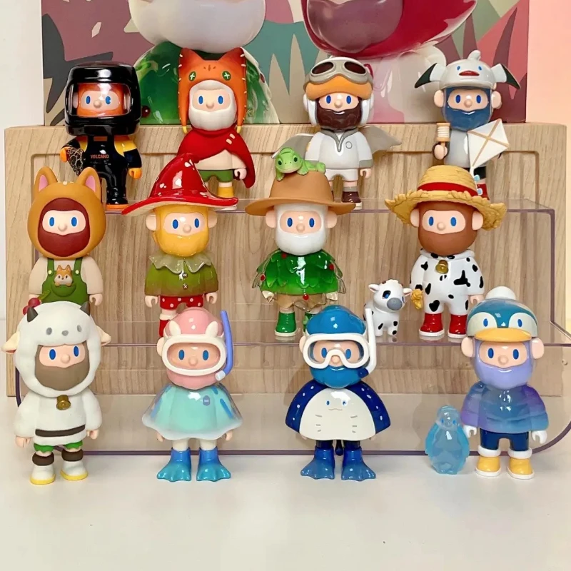 Farmer Bob Encounter in The Wild Farmer Bob Anime Action Figure Guess Bag Cute Doll Mystery Box Collection Model Figurine Toys