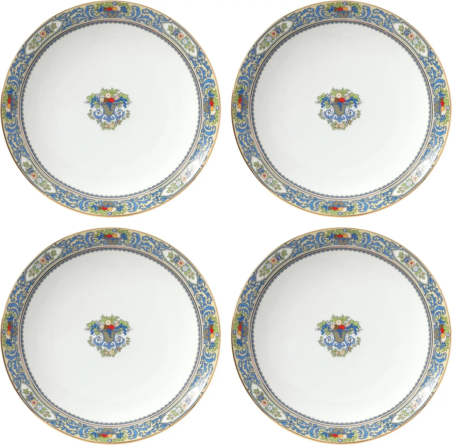 

893654 Autumn White 4-Piece Dinner Plate Set