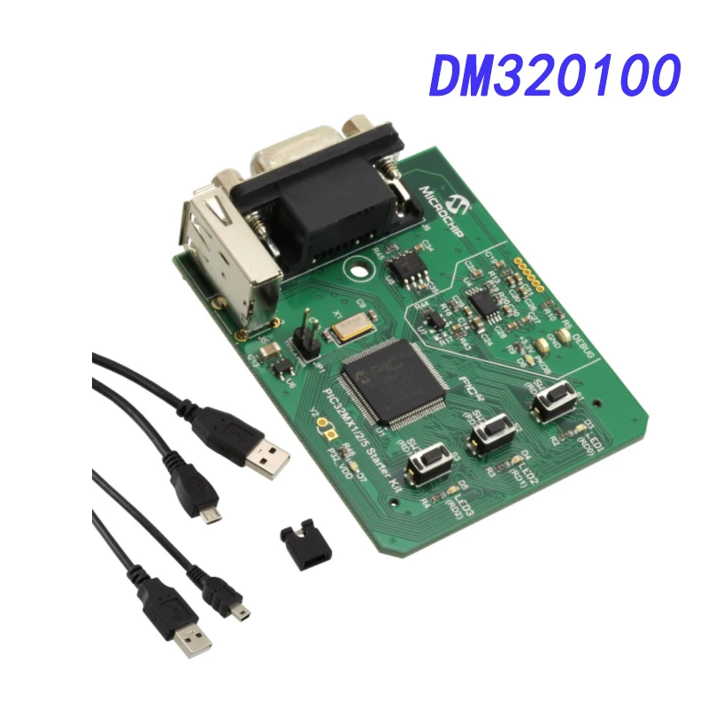 

DM320100 Development Board, PIC32MX570 CAN/USB interface, USB A to Mini B, 50MHz CPU, debugger