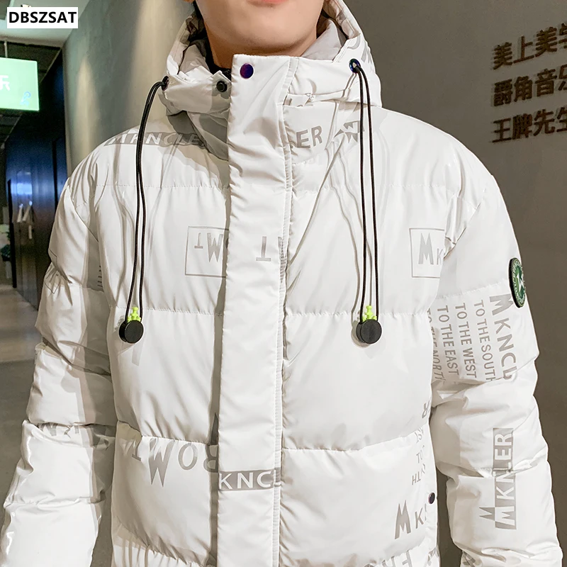 XK 2023 New Men\'s Jacket Winter Cotton Clothes Korean Style Trendy Casual All-match Thicken Warm Coats .