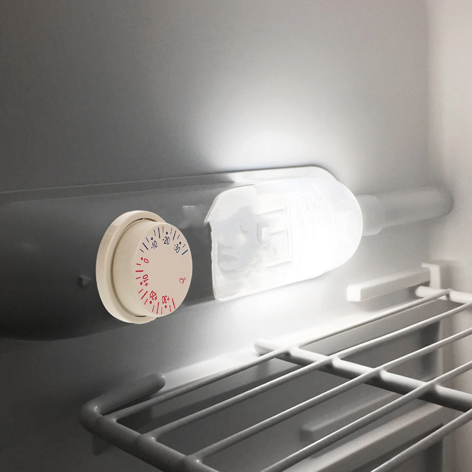 Mechanical Thermostat Temperature Controller 30 to 30 Adjustable Refrigerator Freezer Appliance Sensor Control Showcase Electric
