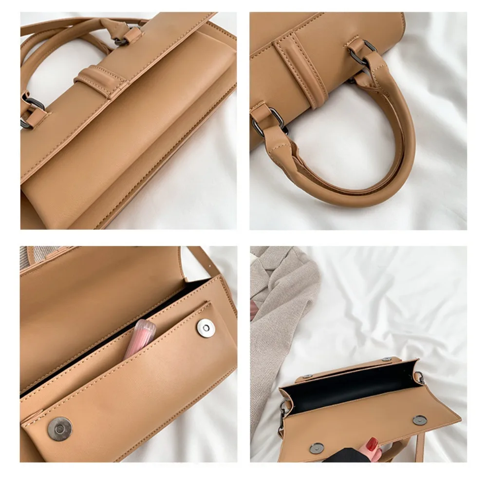 Fashion INS Women Small Handbags And Purses Designer Orange Shoulder Bag Stone Pattern Leather Crossbody Bags Female Clutch