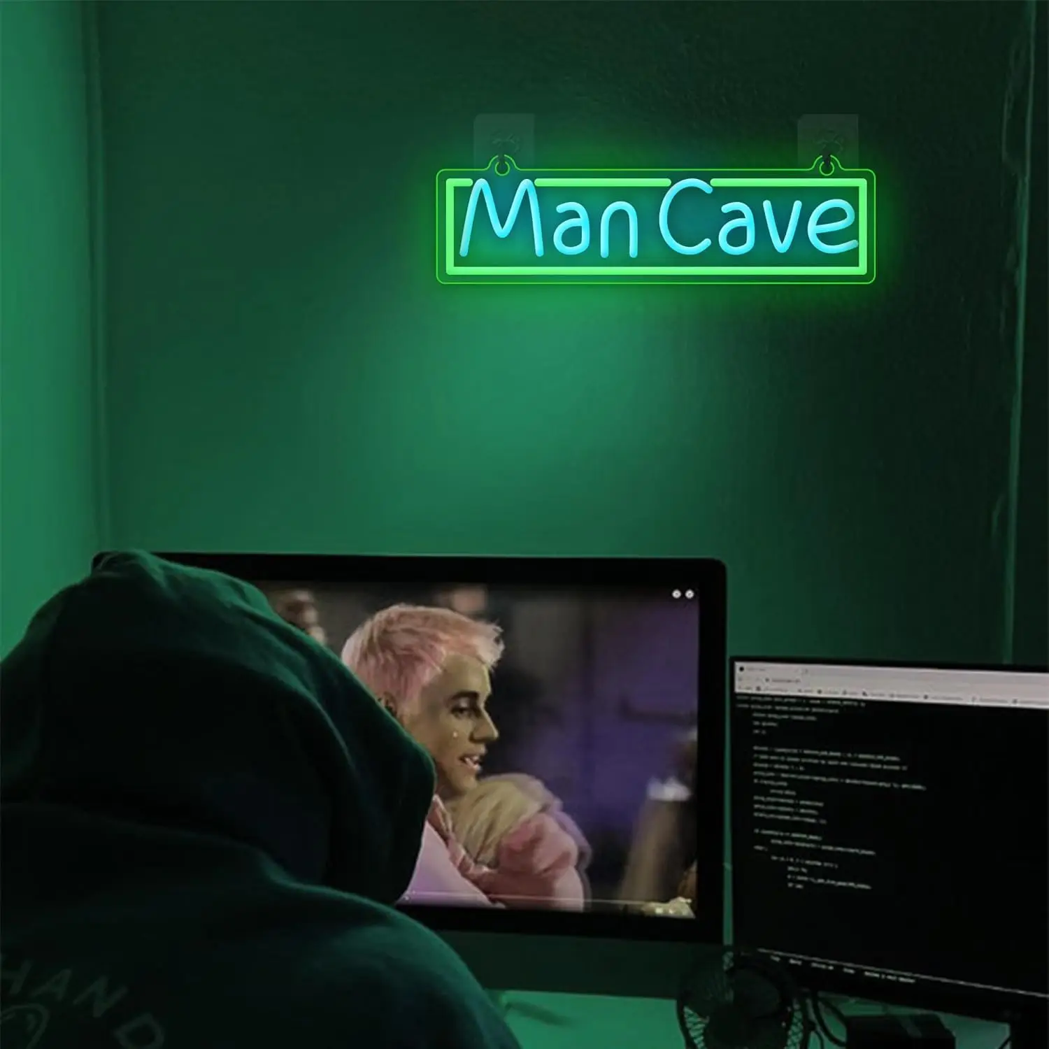 رجل الكهف النيون الفن مصباح ليد لمطعم لافتات متجر ديكور جدران المنزل علامة ترحيب غرفة نوم بار صالون فندق متجر الطرف