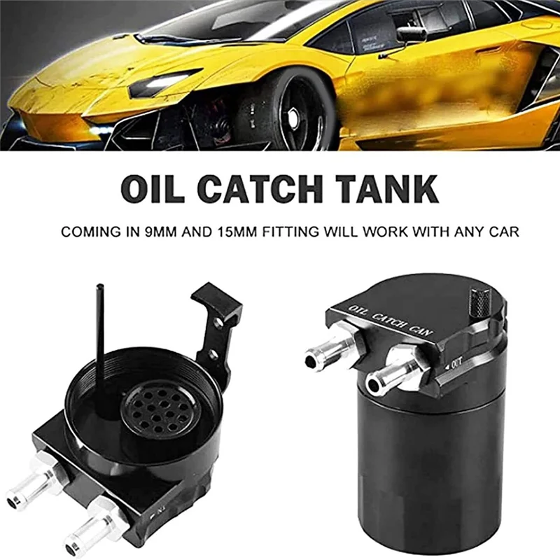 

Ingenious-Oil Catch Can Kit Oil Catch Can Reservoir Tank For Ford F150 5.0L Raptor 2.7L 3.5L Ecoboost