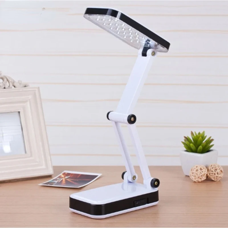 Foldable  Table Lamp Rechargeable 24 LEDs Folding Desk Lamp Student Reading Writing Dormitory Lighting Work desk decor Quran