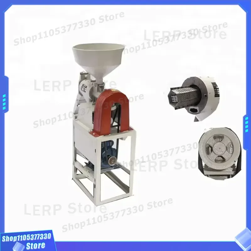 Mini Rice Milling Machine 2024 Portable Grain Sheller Whitener for Home Use Small Scale Paddy Husker Peeling Device 2024