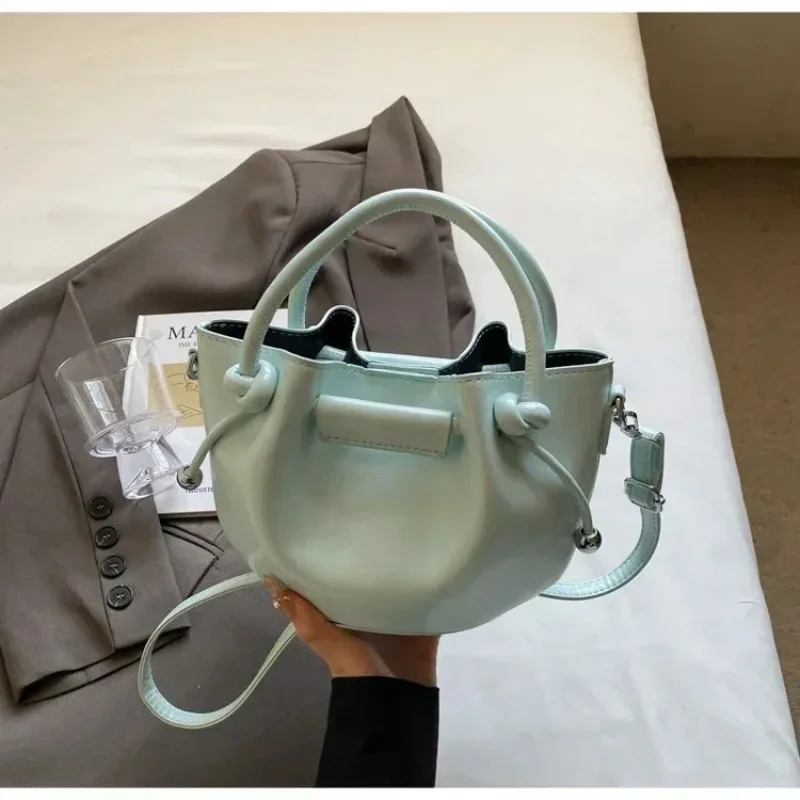 

PU Zipper Sewing Thread Shoulder Bags Square Mini Women's Bags on Sale 2025 Brand Solid Color Simplicity Youth Shoulder Bags