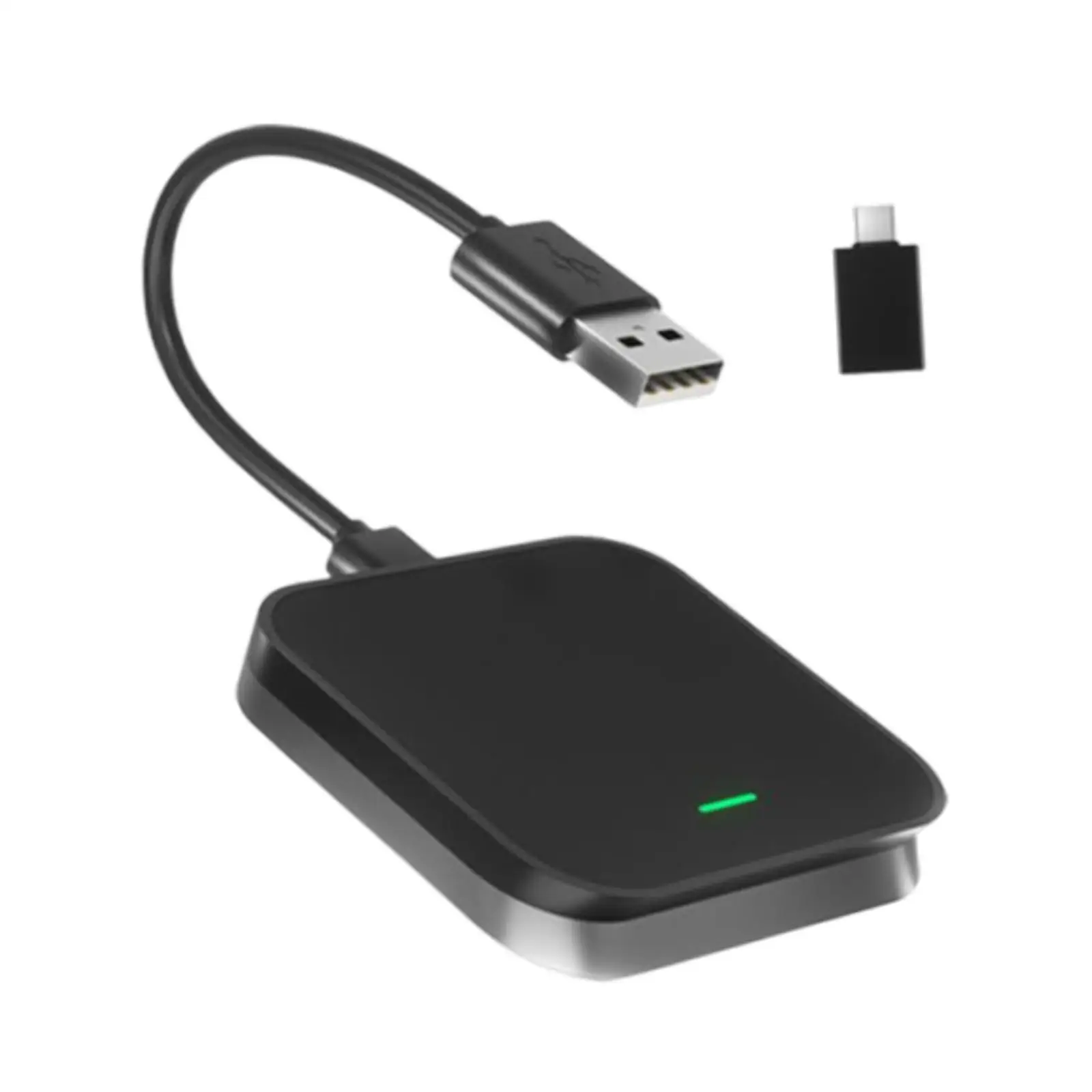 Wireless Car Adapter Connection Easy to Use Compact Vehicle Plug and Play