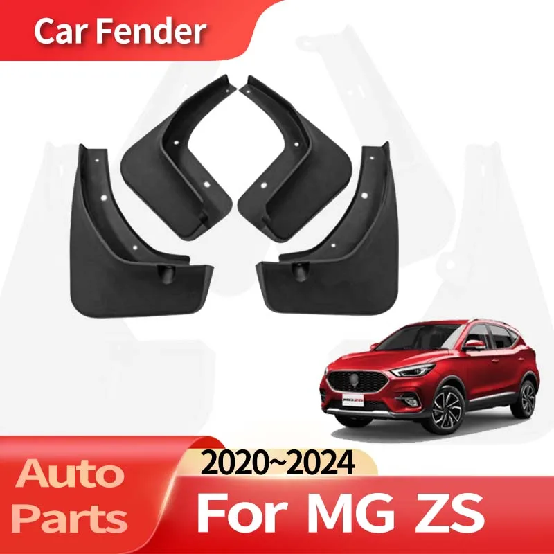 

Auto Accessories For MG ZS 2020~2024 Fender Lining Car Fender Anti-sand Splash Mud Guard Skin Punch-free Installation Car Tools