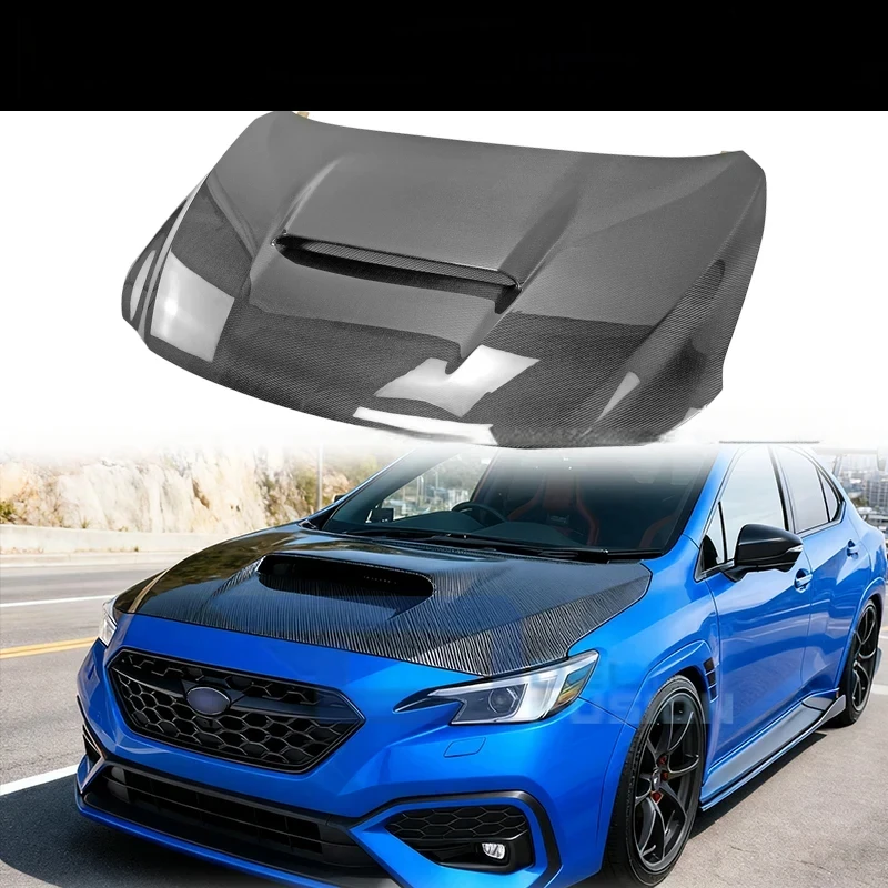Carbon Vented Hood Sports Sedan - Engine Cooling Front Exterior Body Accsori Gloss Easy Installation