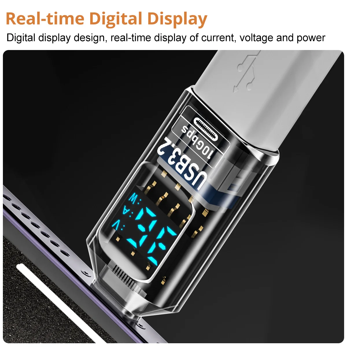 USB3.2 Digital Display Adapter 10Gbps USB Male to USB Female USB C Converter Fast Charging Data Adapter for iPhone16 15 Laptop