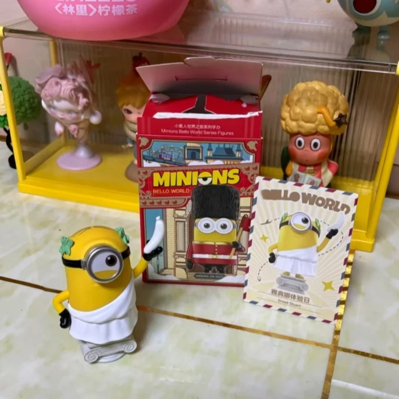 POP MART MINIONS BELLO WORLD Series Trendy Blind Random Box Toys Mystery Box Guess Bag Action Figure Surprise Gift