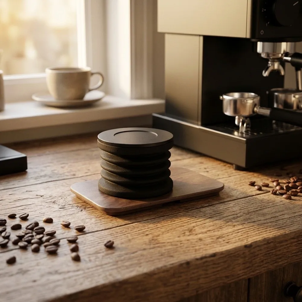 1pc Coffee Grinder Bean Funnel Cleaning Tool Walnut Wood Silicon Aluminum Alloy For Fellow ODE Accessories