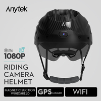 Anytek 2MP 1080P GPS Water-proof Helmet Sports DV Action Camcorder For Cycling Riding Camera Motorbike Video Digital Camera