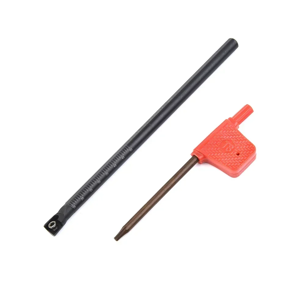Imagem -02 - Barra Chata de Torno de Ferramenta de Torneamento Sclcr06 de 10 mm e 10x Ccmt 060204 -hm Suporte de Inserção Barra Chata Cortador de Torno Haste de Torneamento de Metal Duro