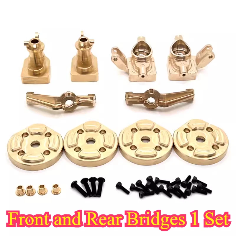 MJX 1/12 H12y H12Y+ RC Remote Control Car Brass Op Fittings Rear Axle Gear Cover Cup Counterweight Front and Rear Bridges