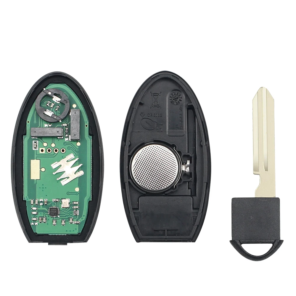 KEYYOU Baru untuk Nissan Juke Qashqai X-trail J10 J11 2012-2020 Tahun Kunci Remote Pintar 433Mhz Cocok Entri Tanpa Kunci 4A Chip ID46