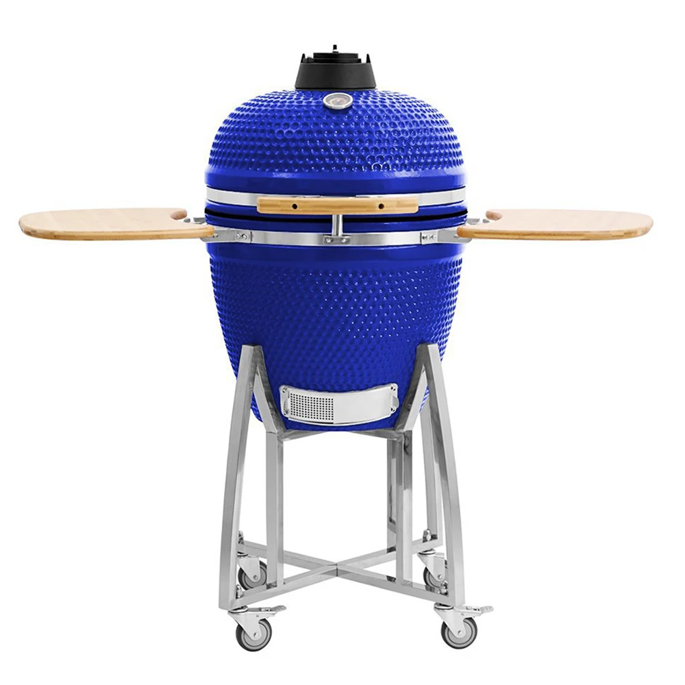 Ceramic Big Joe Kamado Grill 21 27 29 Inch & Meat Smoker BBQ with Charcoal & Garden Outdoor