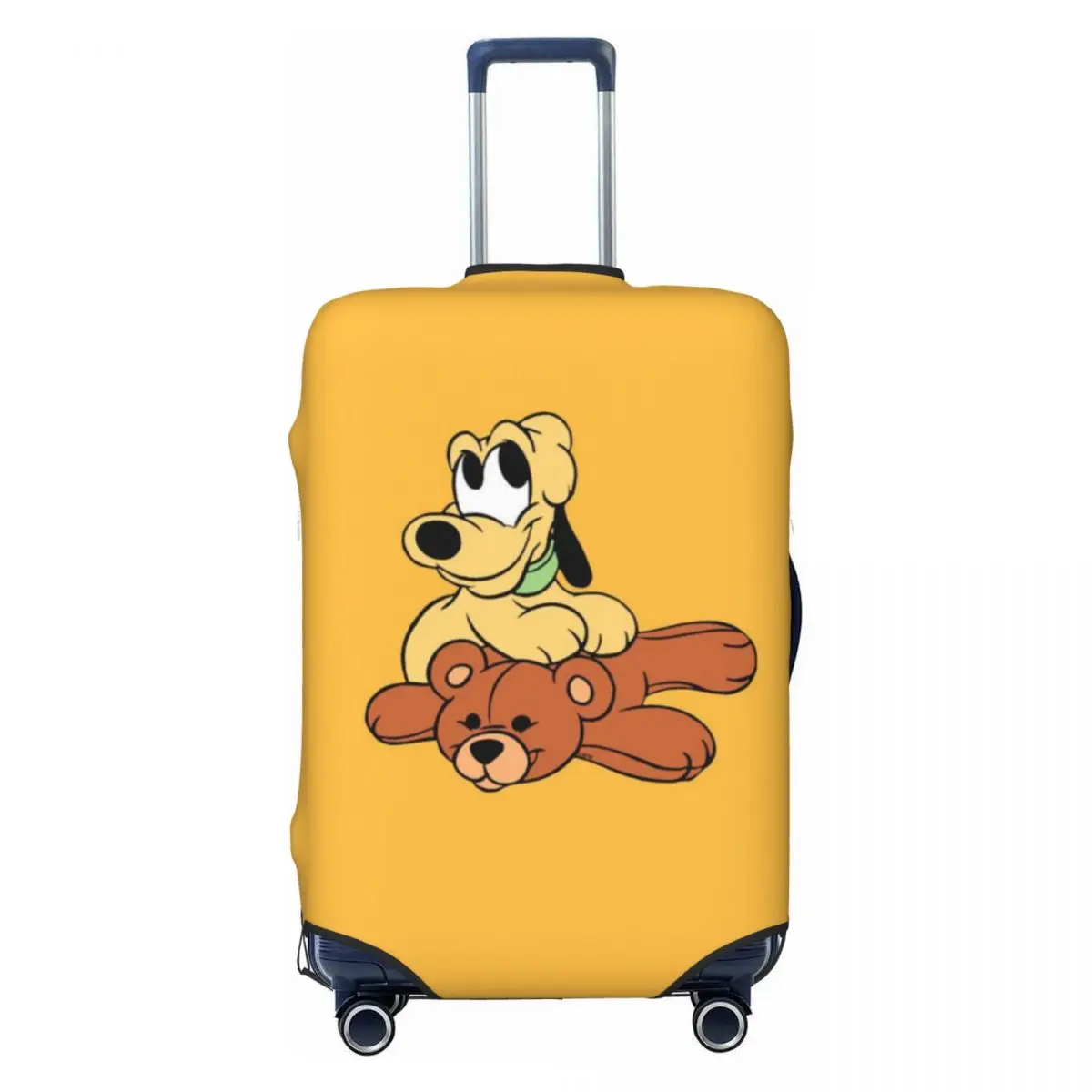 

Индивидуальный чехол для чемодана с мультяшным рисунком P-Pluto, моющийся, защитный, подходит для чемоданов 18-32 дюймов