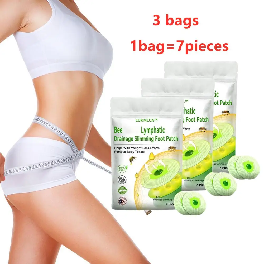 3 Bags Detoxification Slimming Foot Patches Natural Herbal Ingredients Promote Body Care Remove Waste Feet Health Care