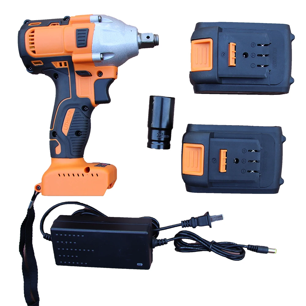 

Top sell powerful VAVK 1/2 inch Cordless electric impact wrench with 2 Li-ion batteries