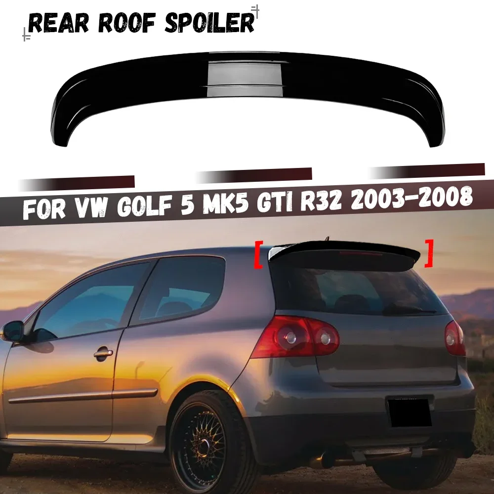 For Volkswagen VW Golf 5 Golf MK5 GTI R32 2003-2008 Car Rear Tail Wings Fixed Wind Spoiler Body Kits Tuning