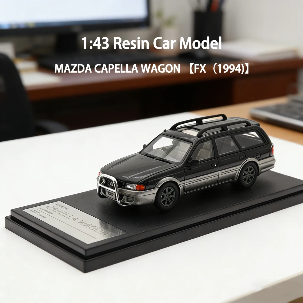 

1:43 Mazda Capella Wagon Resin Model Car Diecast Simulation Vehicle High Detail Static Display Collectible Gift for Adults