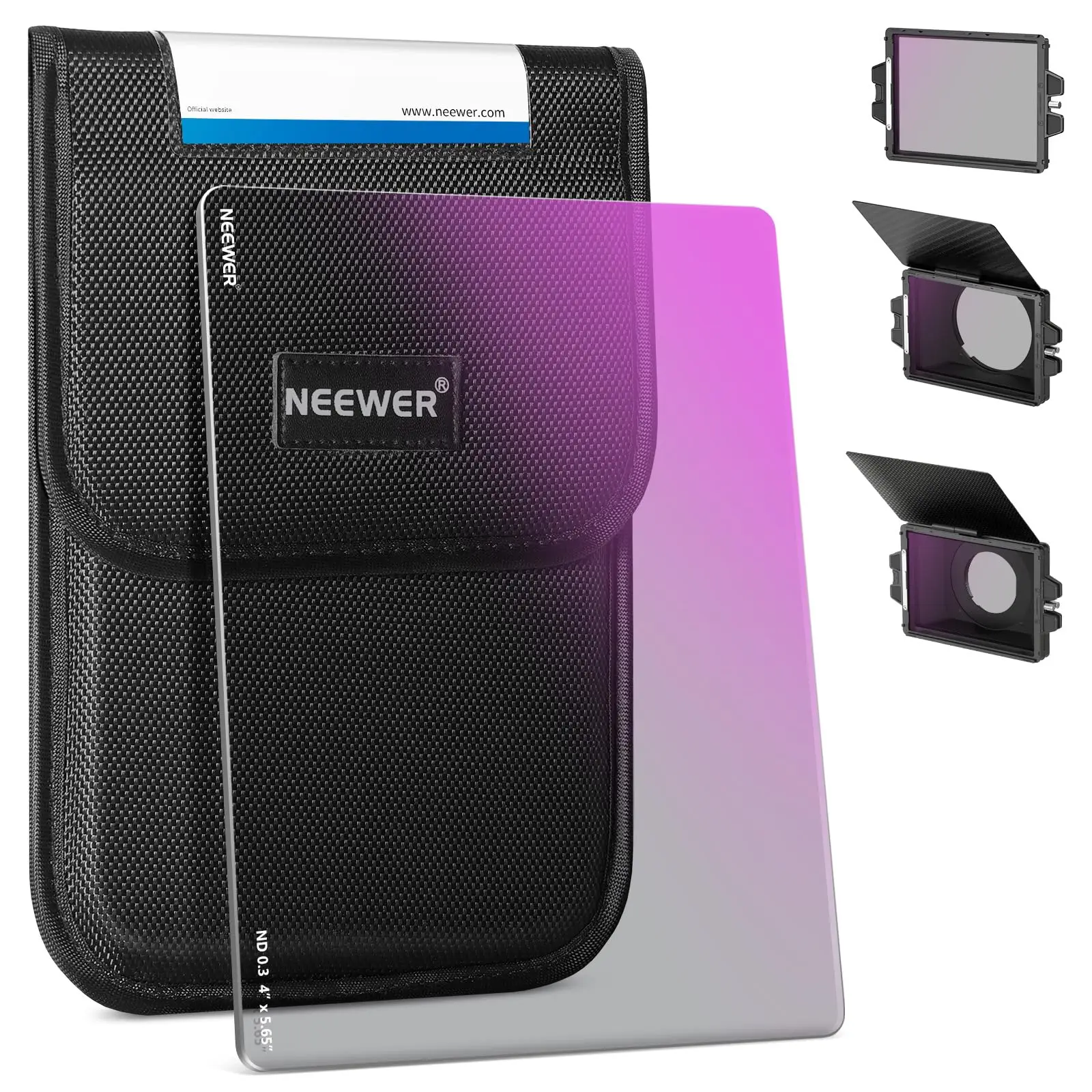 NEEWER Kwadratowy Filtr ND 4"x5.65" Dwustronny 30 Multi Nano Powlekany Filtr ND Cinema do NEEWER Matte Box dla Tilta SmallRig — zdjęcie produktu 7