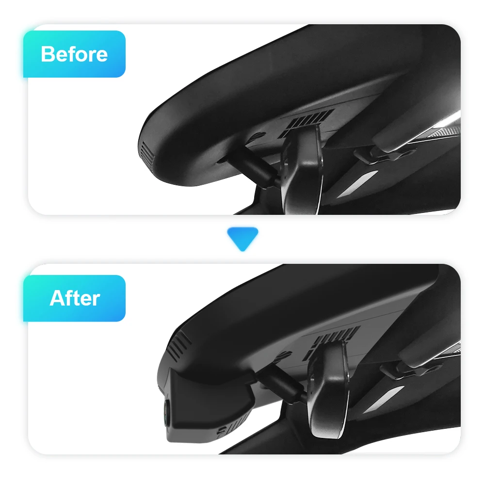 مسجل مركبة لـ Acura ZDX 2024 2025 2026, ARB 4K 2160P كاميرا مثالية DVR مع تسجيل فيديو وصوت متصل بالواي فاي