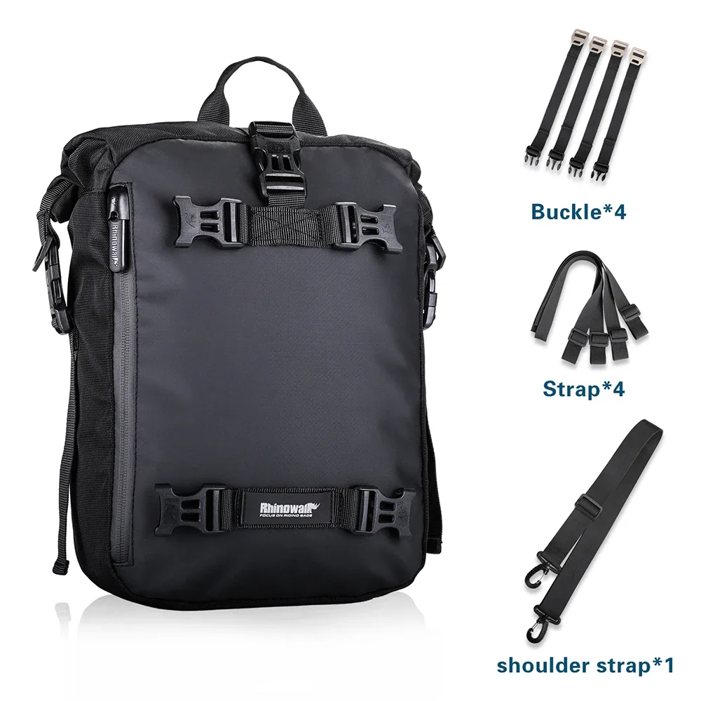 

10L Or 20L Or 30L Motorcycle Rear Seat Bag Saddle Side Bag Luggage Pack MultiFunction Shoulder Bag Backpack