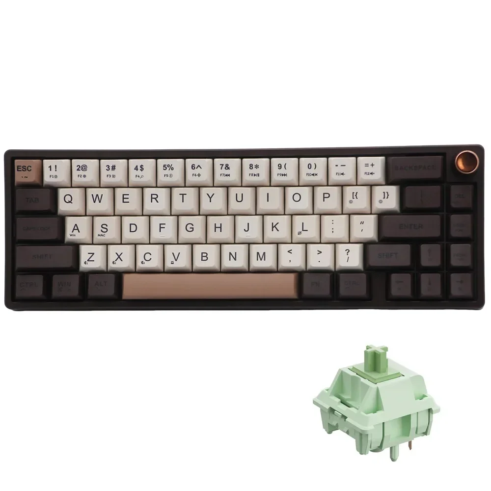 Imagem -05 - Teclado Mecânico de Jogos Bluetooth sem Fio Pbt Rgb Retroiluminado 69 Estrutura de Chaves Modo 2.4g Presentes Feker-ik65