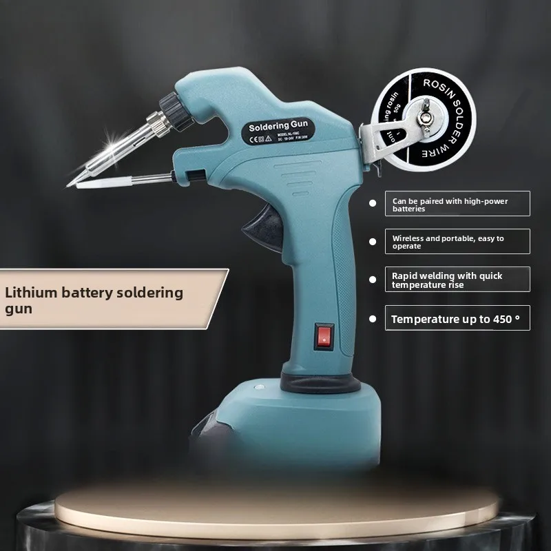 

NL106CL Wireless Solder Gun Lithium Battery Charging Gun Electric Soldering Iron Compatible