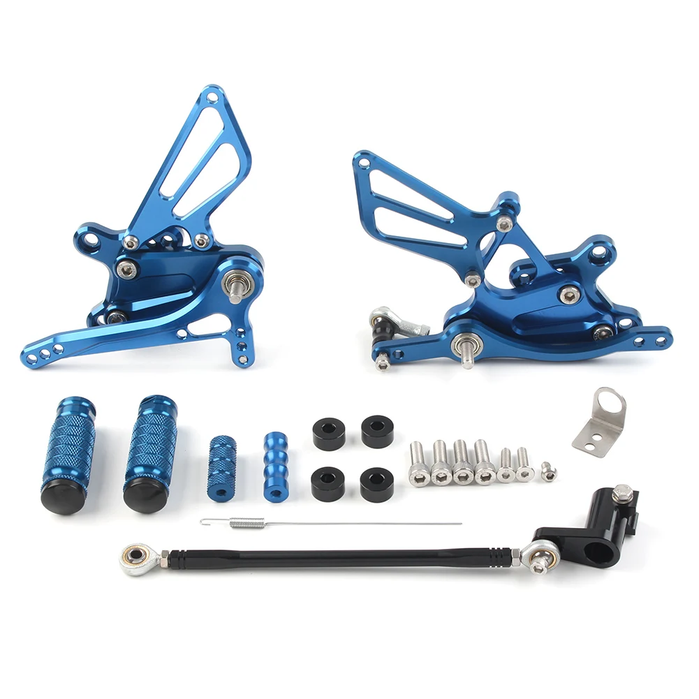 CBR954RR CBR929RR 02-03 Adjustment Motorcycle Foot Pegs Rest Rear Set Footrests Rearset Kit For Honda CBR 954 929 RR 2002 2003