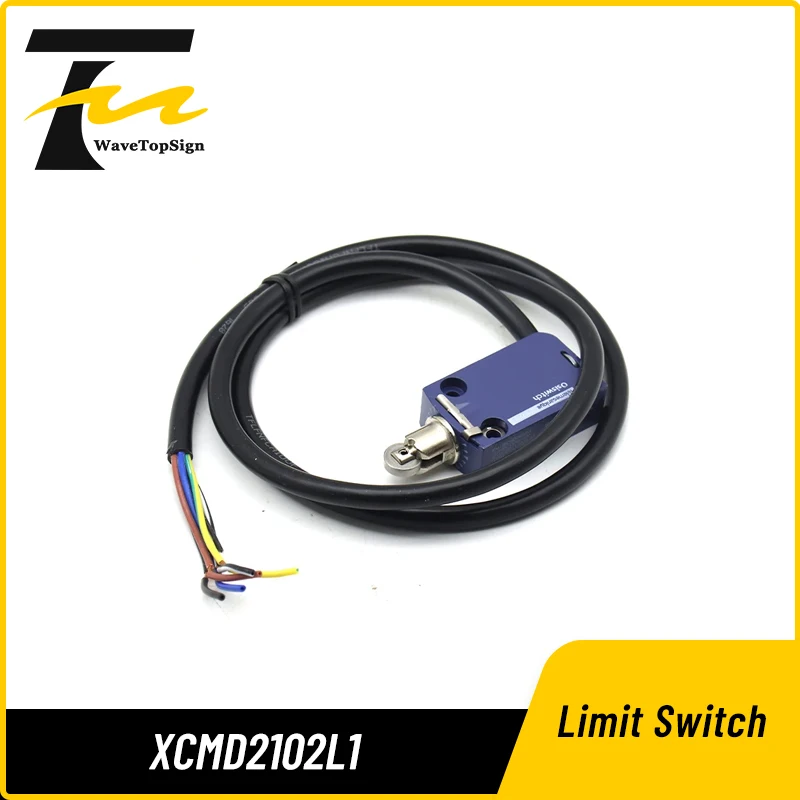 

XCMD2102L1 Limit Switch Steel Roller Plunger 1NO 1NC Snap Action IP66 1m Cable