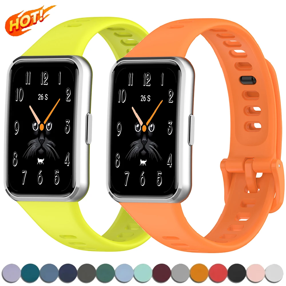 Bracelet de sport en silicone pour Huawei Watch 11 11Pro Band 11NFC 11Pro NFC, étanche et confortable, bracelet de remplacement