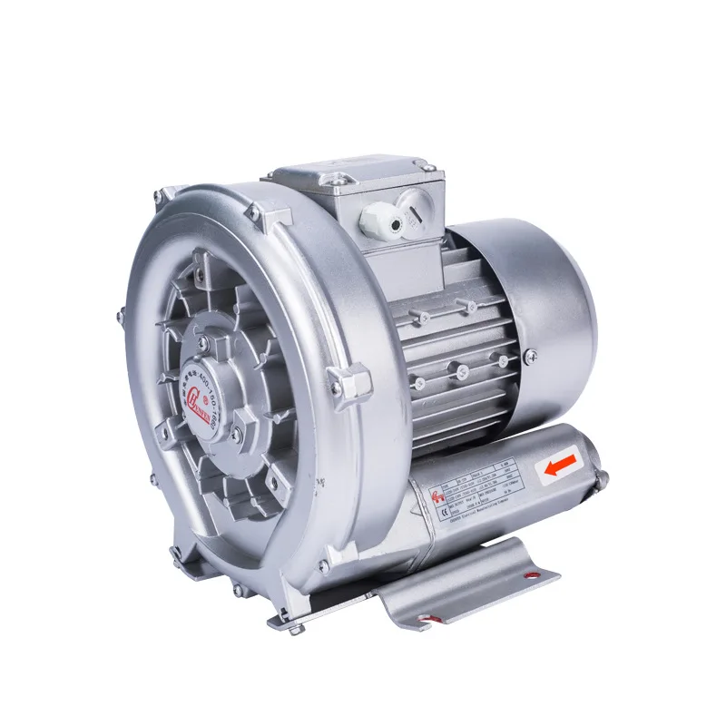 HB-229 high-pressure blower industrial high-power blowing and suction vortex blower aluminum alloy low-noise blower