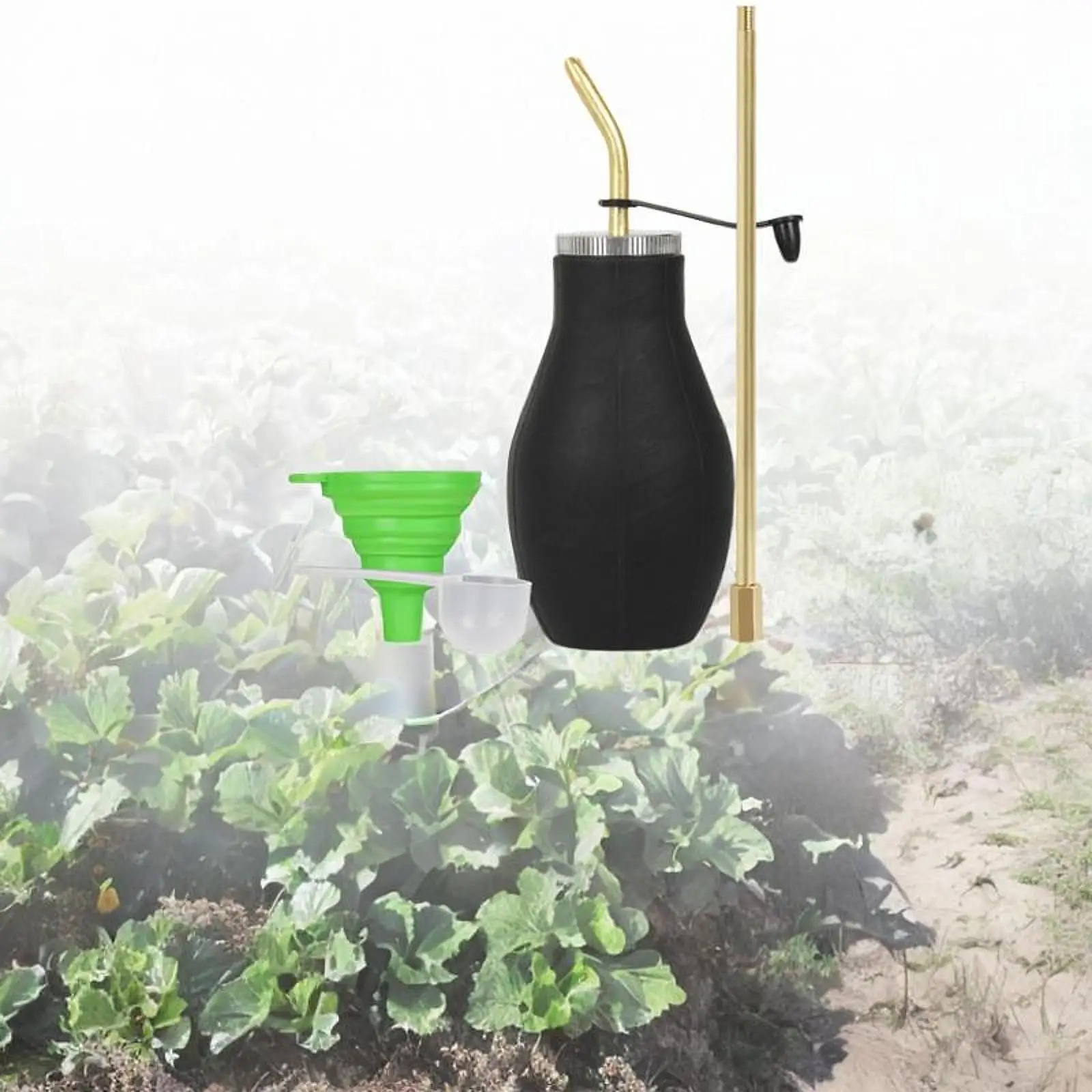 Multi Purpose Powder Duster Sprayer Dispenser with Long Removable Copper Tube for Efficient Dusting in Home Office Garden