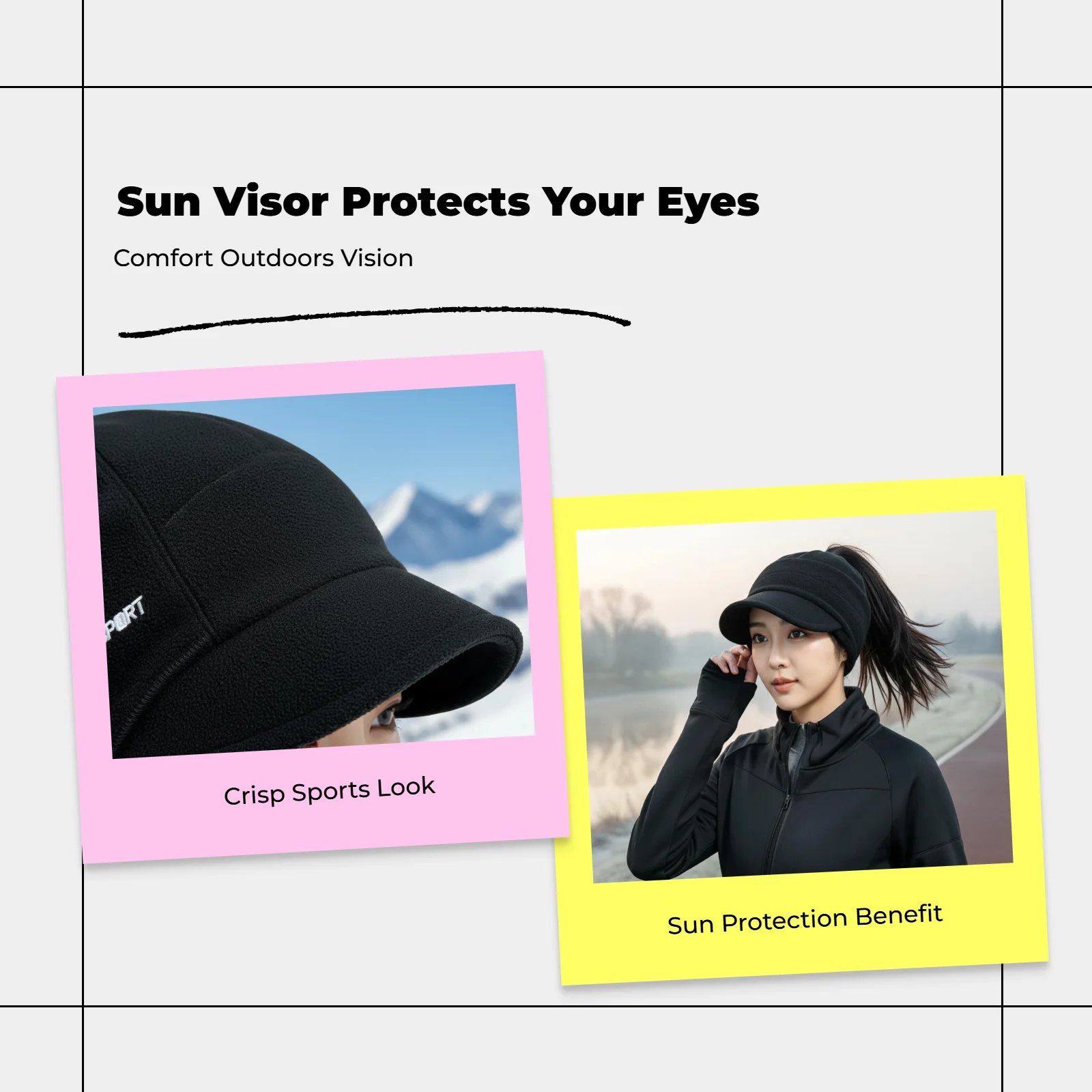 

Winter Cap Warm Running Hat Ear Cover Outdoor Sports