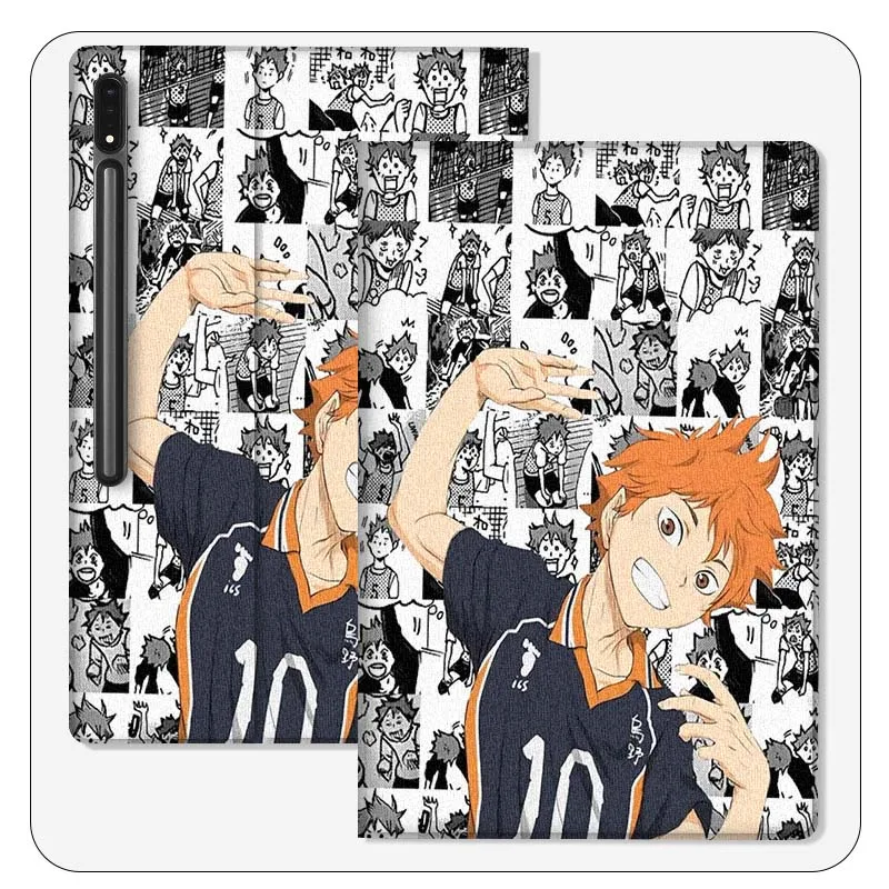 

Haikyu Popular Anime Art For Samsung Galaxy Tab S9 S10 S6 S7 S8 FE Plus Lite Inch Foldable Cover Tablet Case