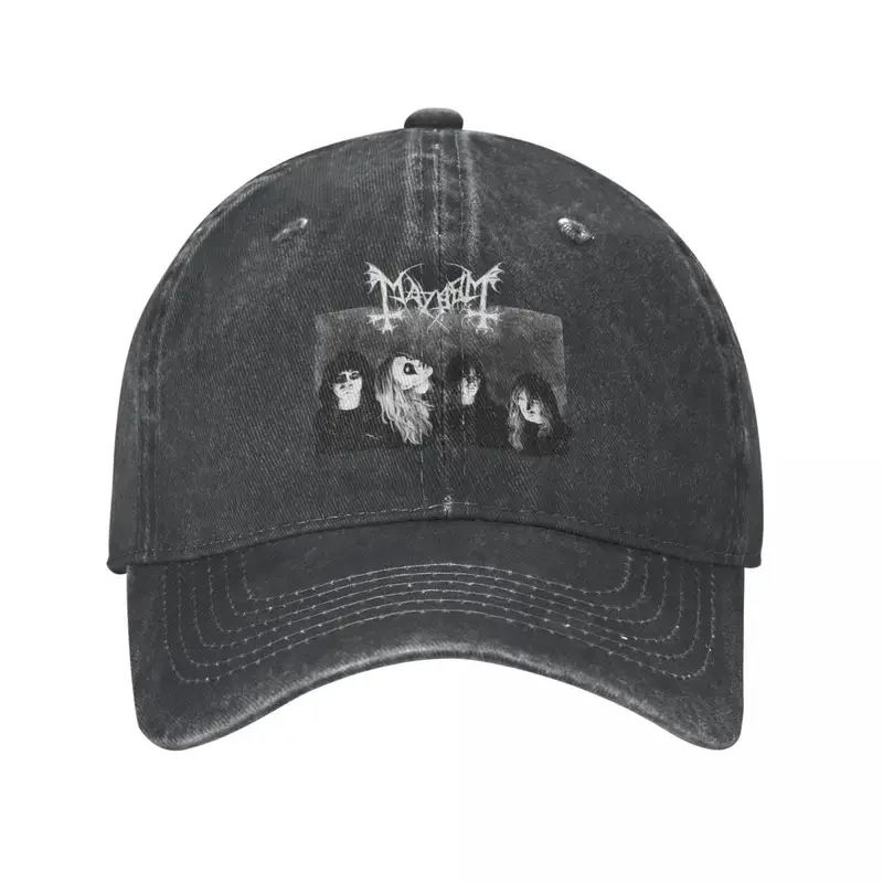 

Y2K Mayhem Heavy Metal Baseball Vintage Distressed Cotton Death Rock Sun Unisex Outdoor Running Golf Hats Cap